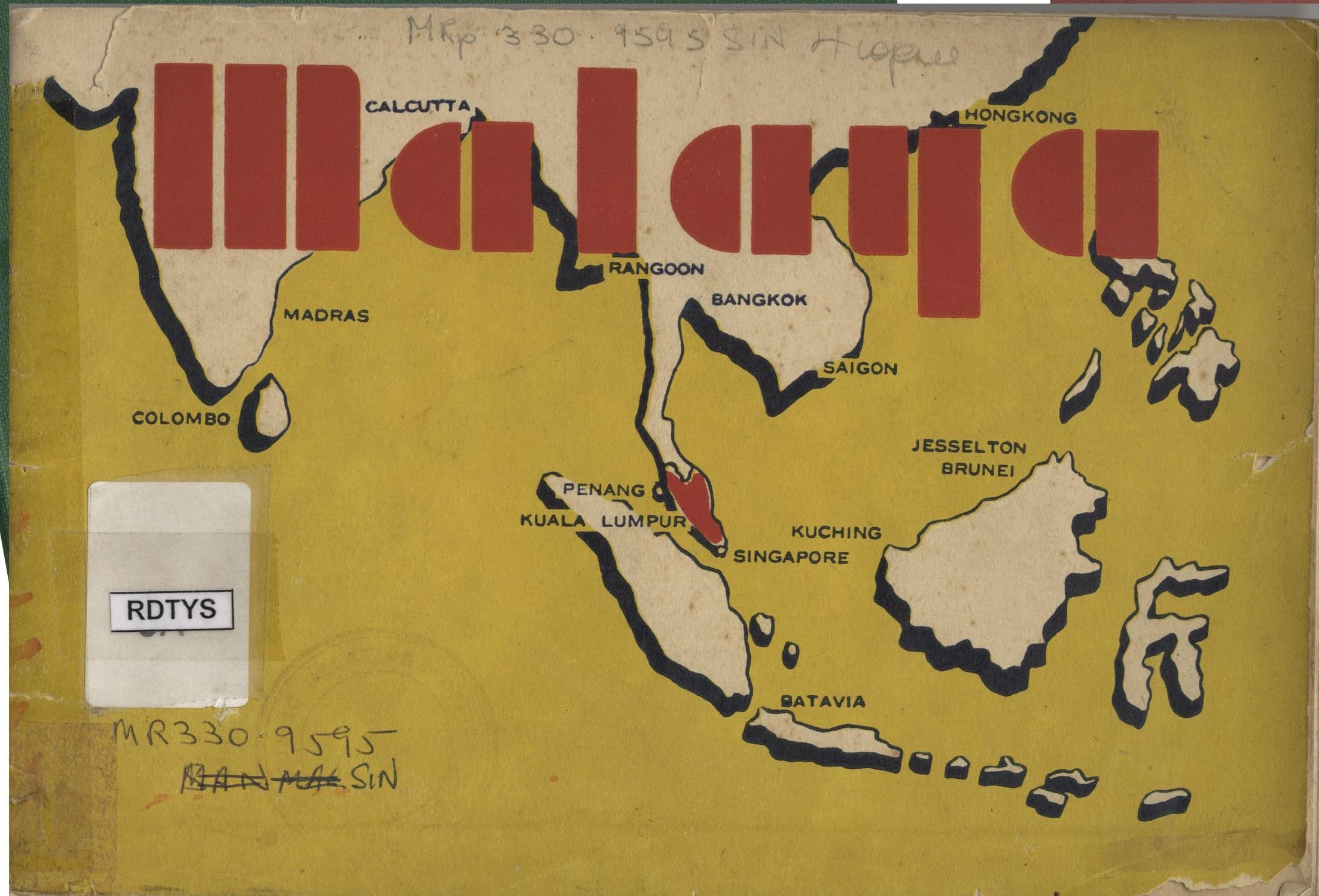 Malaya: Economic and Commercial Conditions in the Federation of Malaya and Singapore, March 1951. All rights reserved, H.M.S.O, 1952.